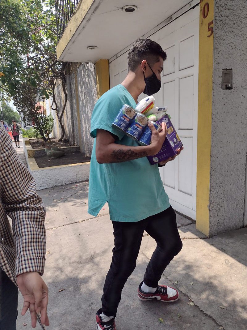 Donación de despensa, pañales y productos personales a la Casa Madre Teresa