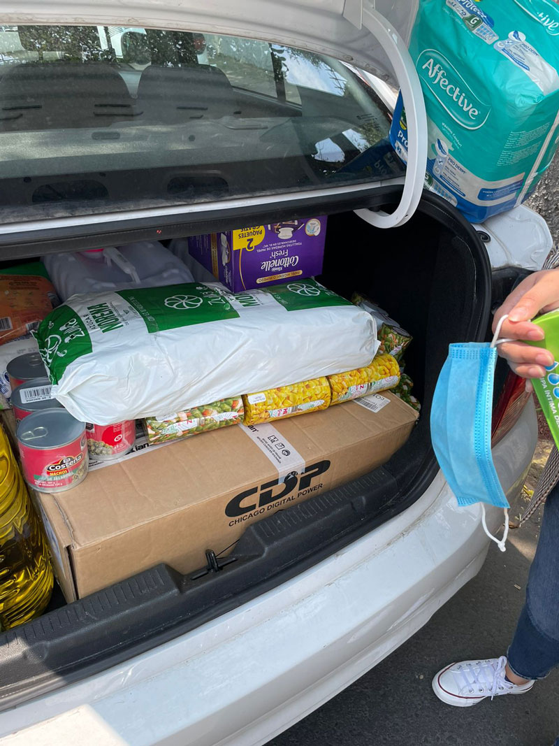 Donación de despensa, pañales y productos personales a la Casa Madre Teresa
