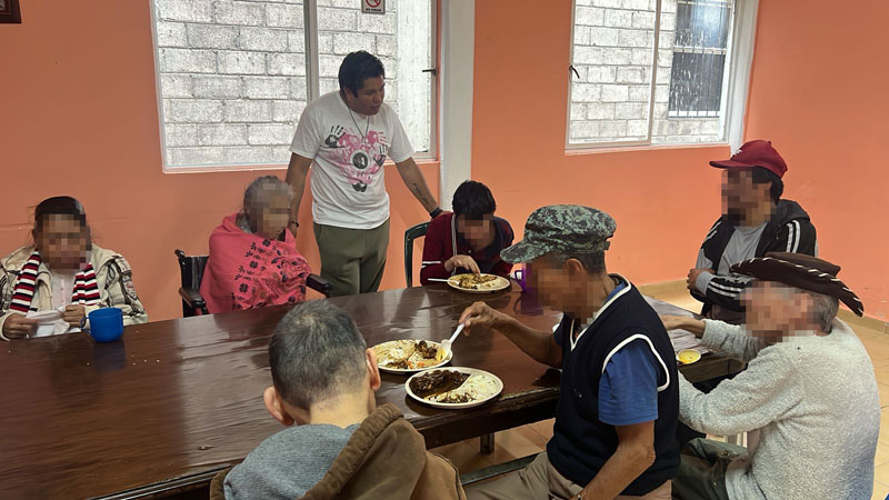 convivencia con el albergue esperanza de vida